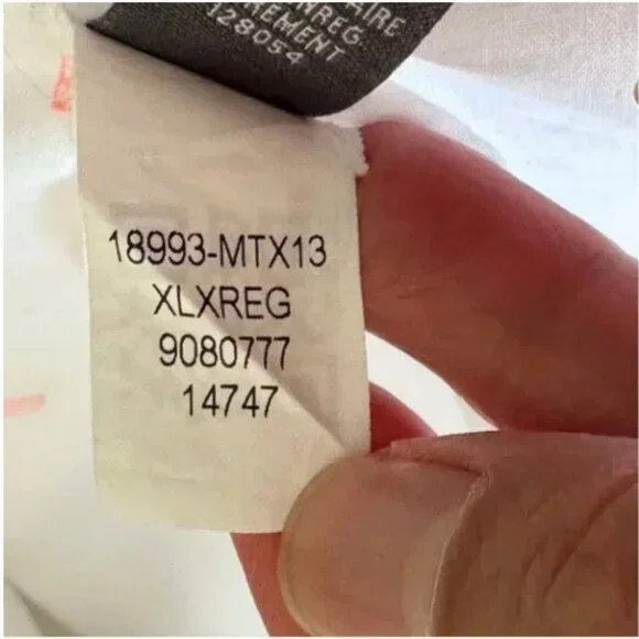 Bonobos White Short Sleeve Cotton Button Down with Pink Fruit Slices Size XL - Picture 8 of 11